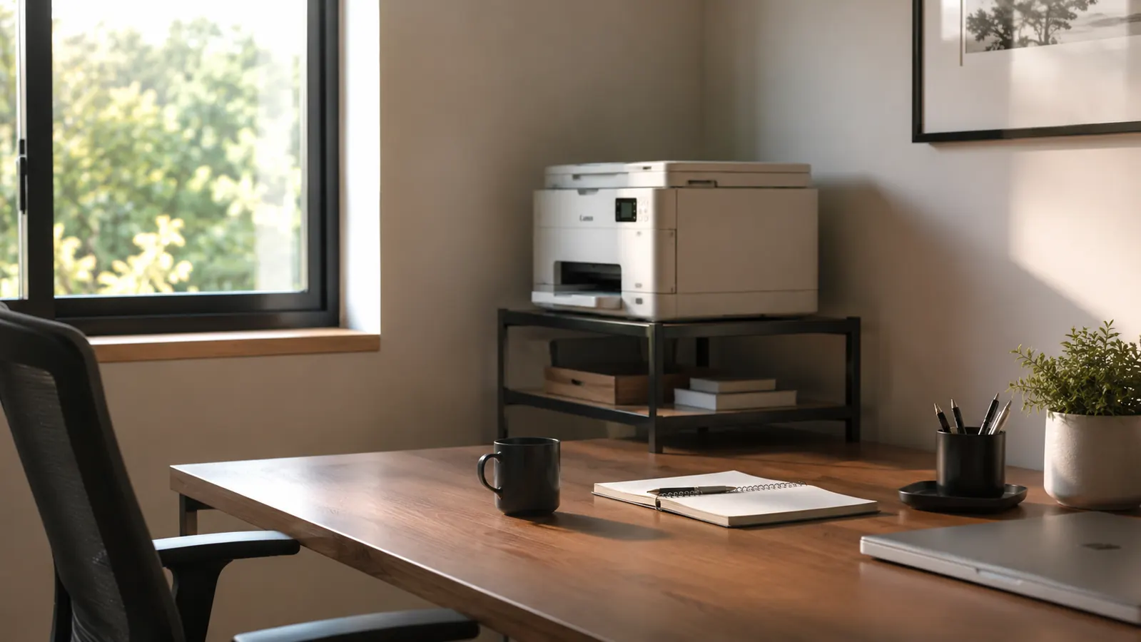 The $34 Printer Stand That Gave Me Back Two Square Feet of Desk Space